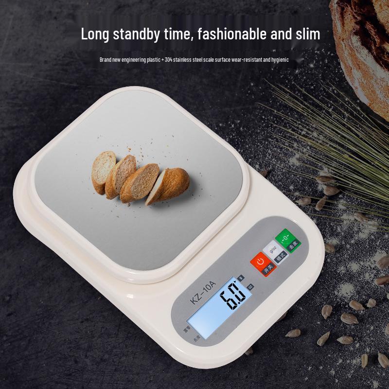 KZ-10A High Precision Kitchen Scale with Bowl - Rechargeable Electronic Baking Scale