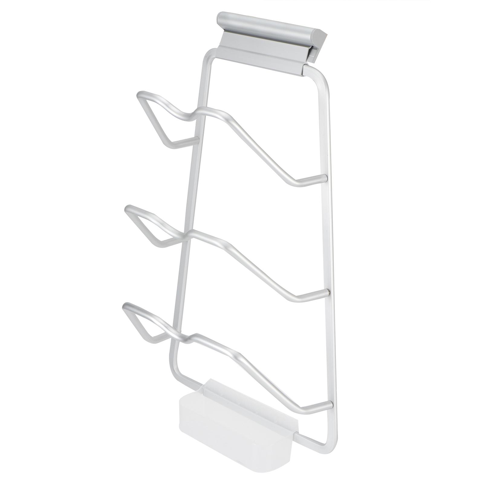 

3 Tier Wall Mounted Pan Lid Storage Rack Pot Cover Organizer Holder Kitchen Accessories(Avec plateau de stockage d eau )