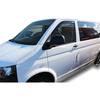 Déflecteurs d'air - J&amp;J AUTOMOTIVE - Volkswagen T5/T6 - Fumé - Acrylique renforcé - Installation facile