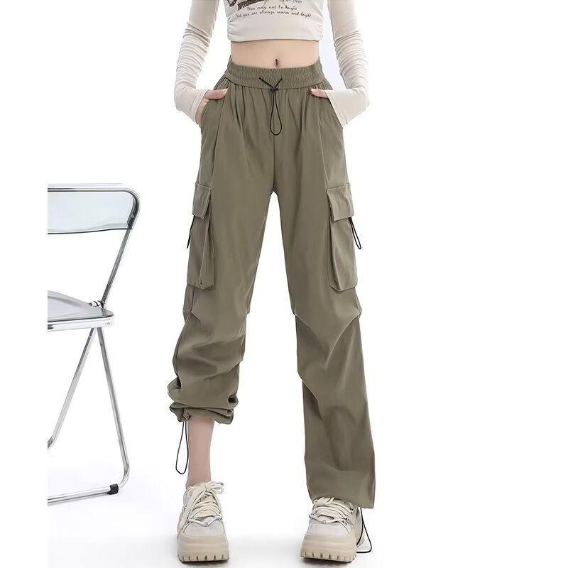 Retro Overalls Straight Wide-leg Casual Pants New Fashion Trend Trousers Tide