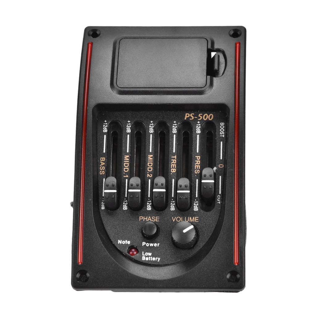 EQ PS 500 5Band Equalizer Digital Tuner Pickup for Acoustic Guitar