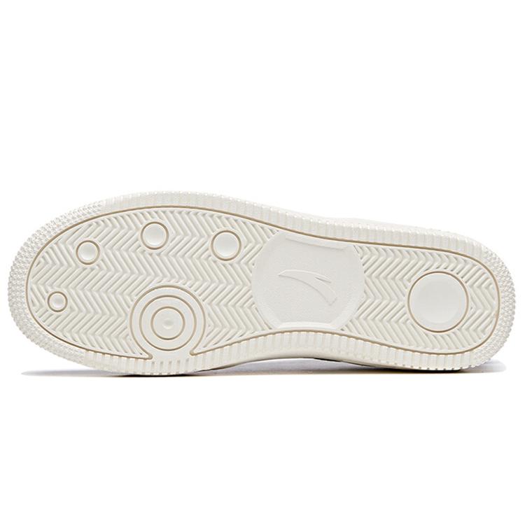 New Anta Slip Resistant Coverage Low Top Skateboard Shoes Men's Black White 912018022-3