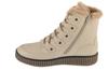 RIEKER Booties, Womens Beige Lace-up Shoes