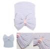 Adorable Newborn Baby Hat With Large Bow Stylish Knit Design For Spring And Autumn Seasons