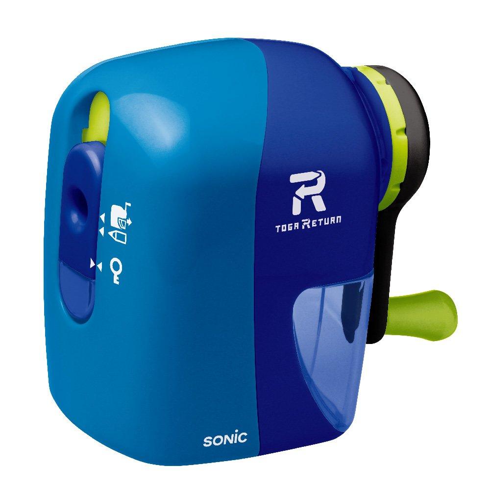 Sonic Togari Return Manual Pencil Sharpener, Blue, EK-7022-B