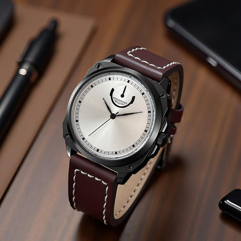 JYL Men's Watch Sports Waterproof Fashion Leather Strap