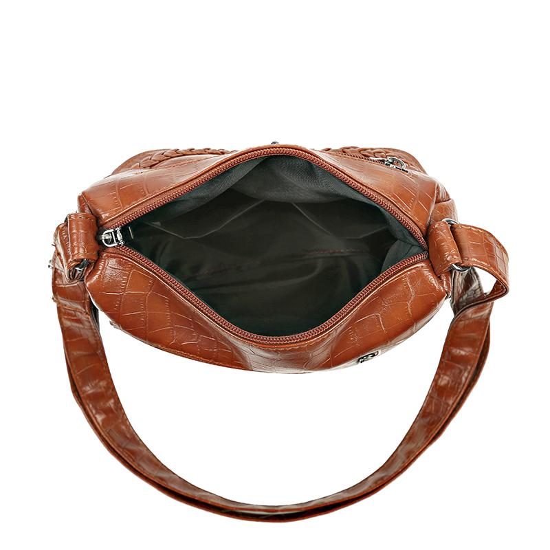 Women's Soft Leather Bag Crossbody Bag Large Capacity Mother Bag