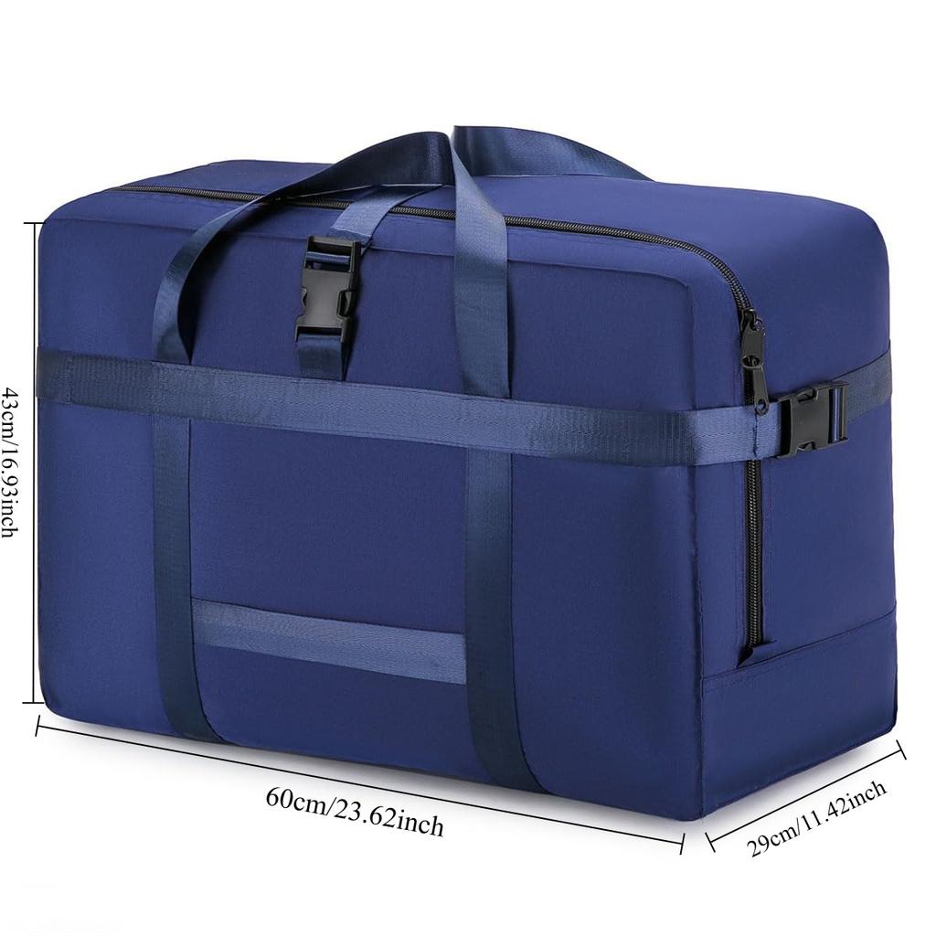Foldable Oxford Storage Bag Extra Large Travel Duffel Heavy Duty for Moving, Quilts & Seasonal Gear - Perfect for Home & Car