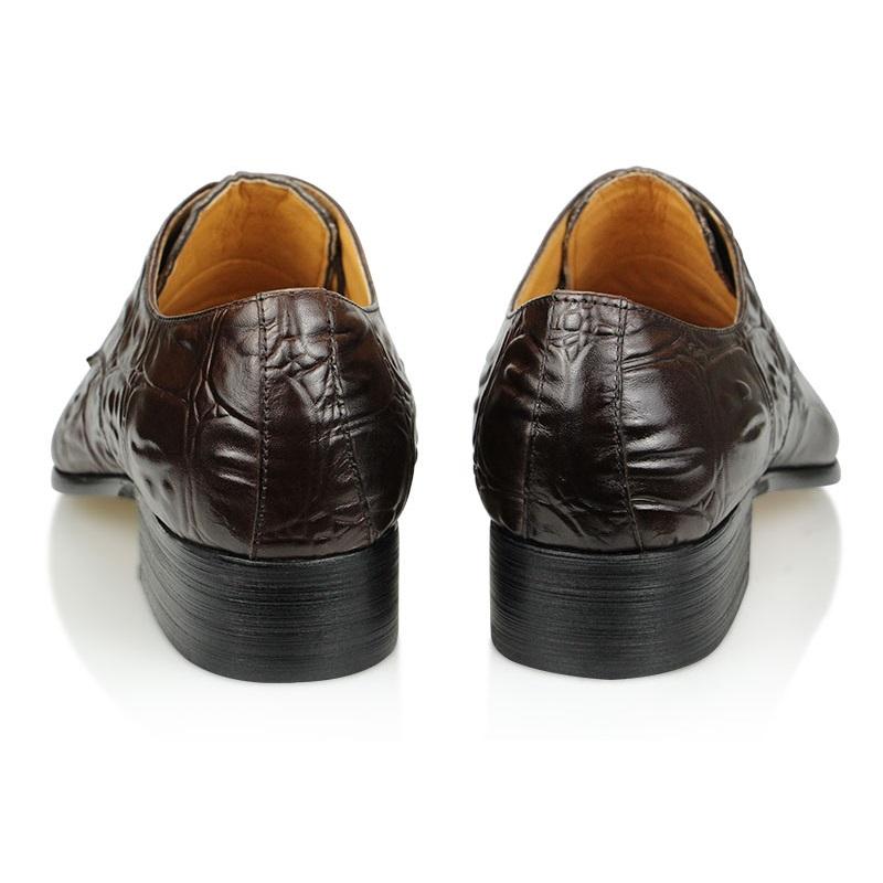 Fashion Luxury Crocodile Pattern Formal Leather Shoes Office Fashion Modern Style Sapato Social Masculino Zapatilla Customized Service