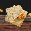 10/20/50 Blatt Lebensmittelverpackungspapier Zeitungsdesign Sandwich Burger Pommes Frittierte Lebensmittel Verpackungspapier Tellermatte Öl Wachspapier