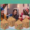 Hollow Decorative Christmas Gift Box For Festival And Party Packaging Candy