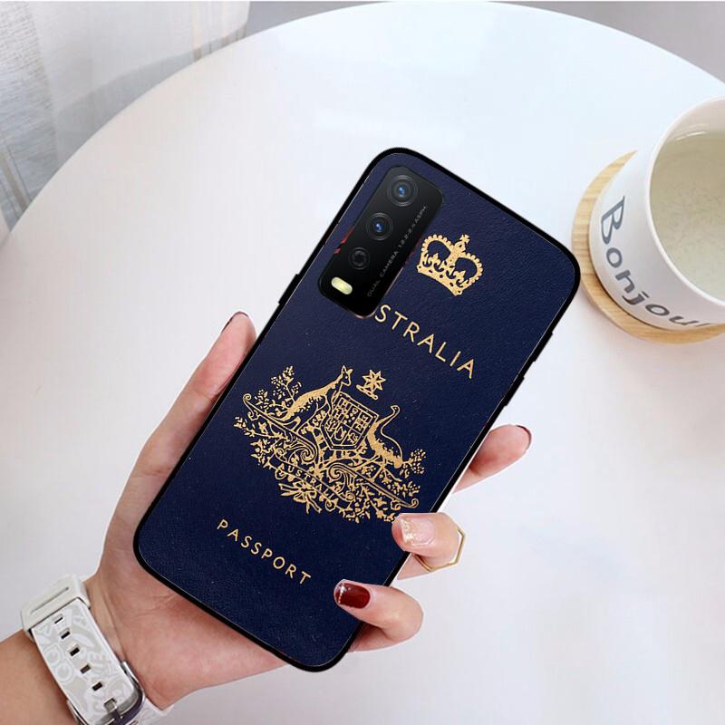 Morocco Passport Phone Case for VIVO Y31 Y21S Y21 Y15S Y53S Y11S Y12 V21 V21E Y20 Y70 1907 V17Neo Y21S Y33S Y72
