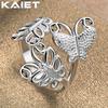 925 Sterling Silver Three Butterflies Adjustable Ring Charm For Women Jewelry