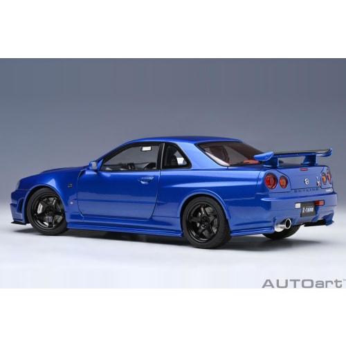 AUTOart 1/18 Scale Nismo R34 GT-R Z-tune Bayside Blue Finished Product