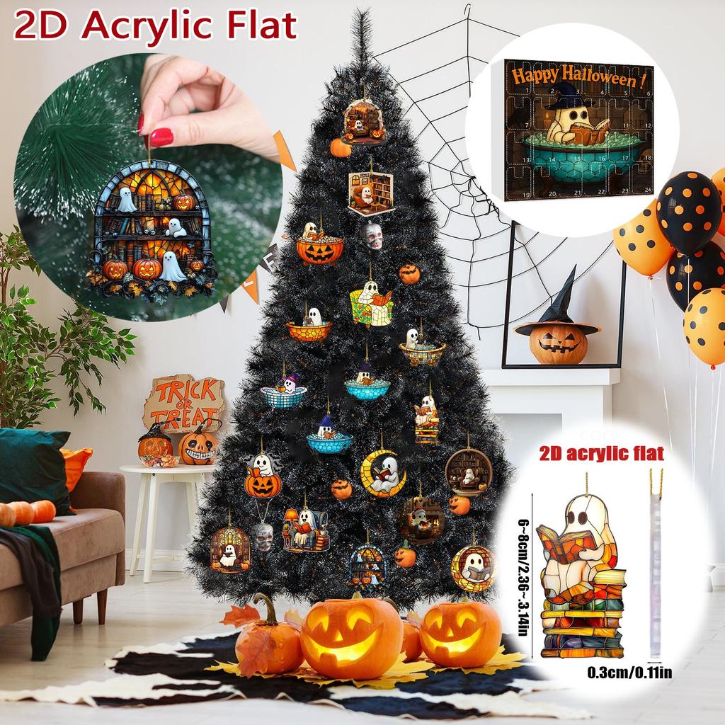 Halloweenský adventní kalendář obsahuje 24 adventních kalendářů, odpočítávací kalendář a překvapivé sběratelské předměty.