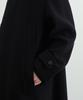 Musinsa Standard Cappotto Balmacaan Lungo Oversize in Misto Lana [Nero]