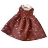 New Arrival: Thick Warm Chinese Style Sleeveless Winter Dress for Girls - Puffy Skirt
