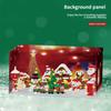 Non-Toxic 3555Pcs Christmas Theme Building Blocks Set Santa Claus Snowman Snow House Elk Christmas Tree Bricks Toys Gift For Children