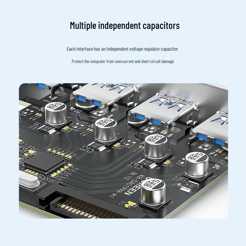 UGREEN PCI-E to 4-Port USB 3.0 Expansion Card
