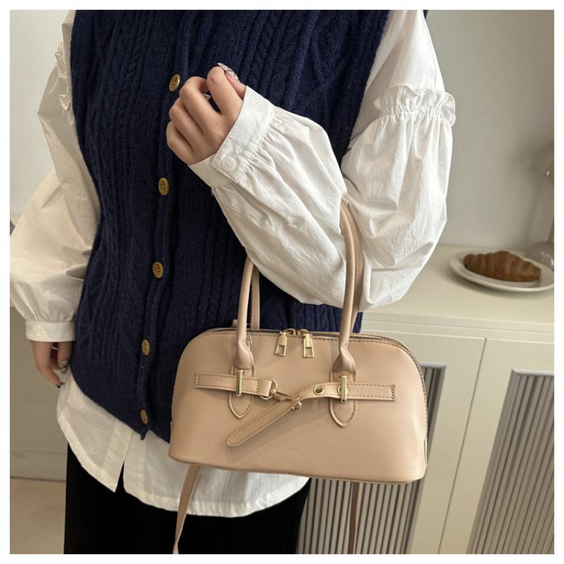 Women'S Able Handbag Retro Style Crossbody Bag For Commuting Soft Pu Shoulder Bag