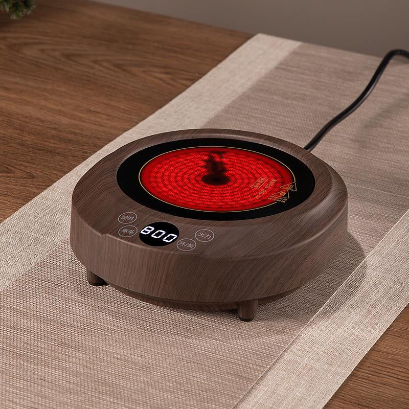 

Electric Ceramic Tea Cooker with Mini Kettle for Silent Household Use