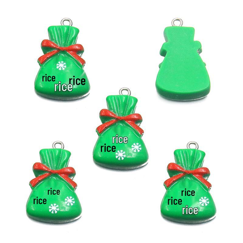 DIY Cartoon Christmas Resin Ornaments: Santa, Snowman & Reindeer Charms 1 piece
