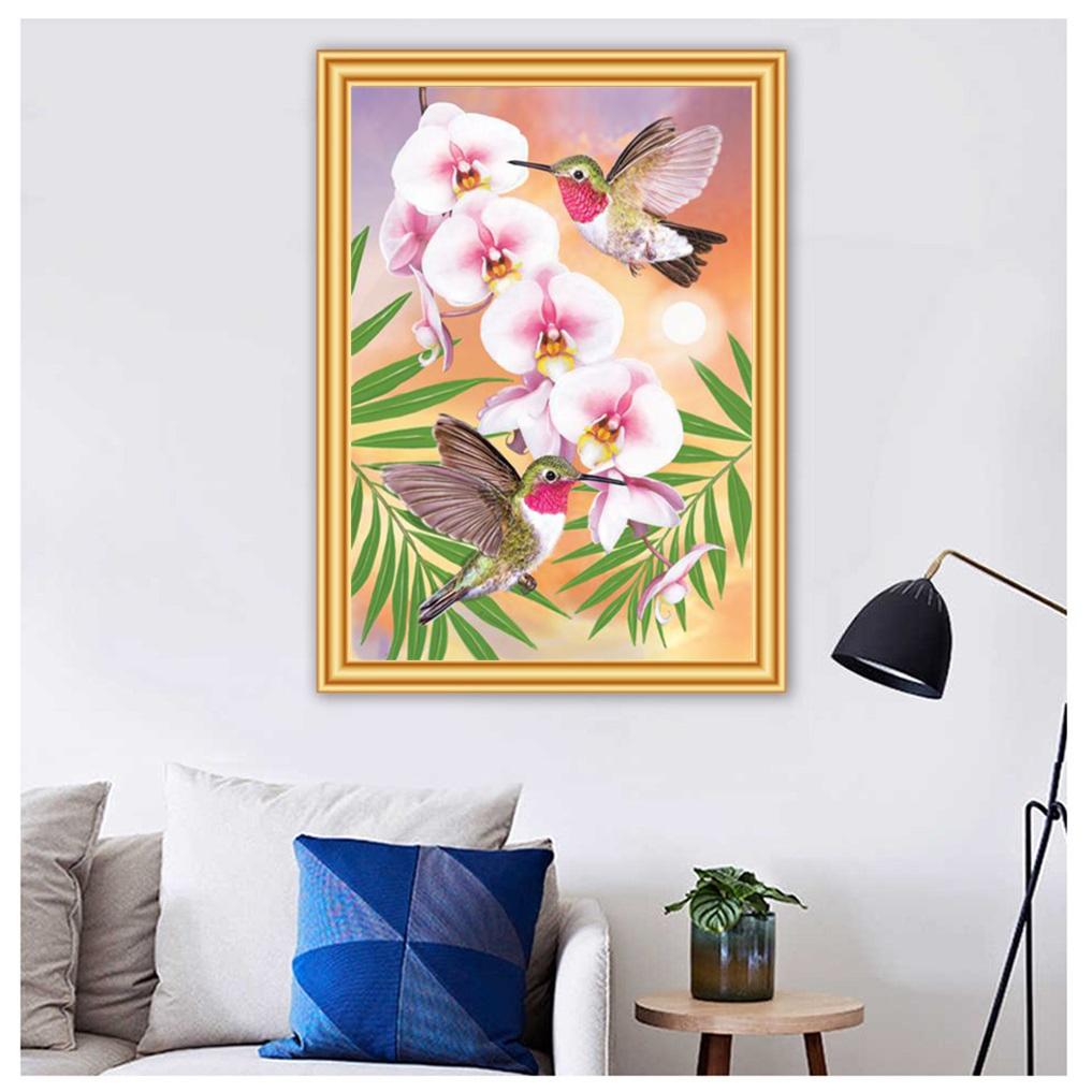 Diamond Painting Full Round Drill 5D DIY "Animal Bird Flower" Diamond Embroidery Rhinestone Cross Stitch Decor