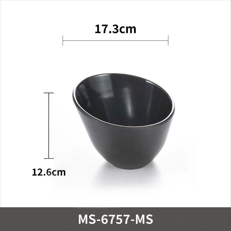 Ting Le Commercial Melamine Slanted Salad Bowl