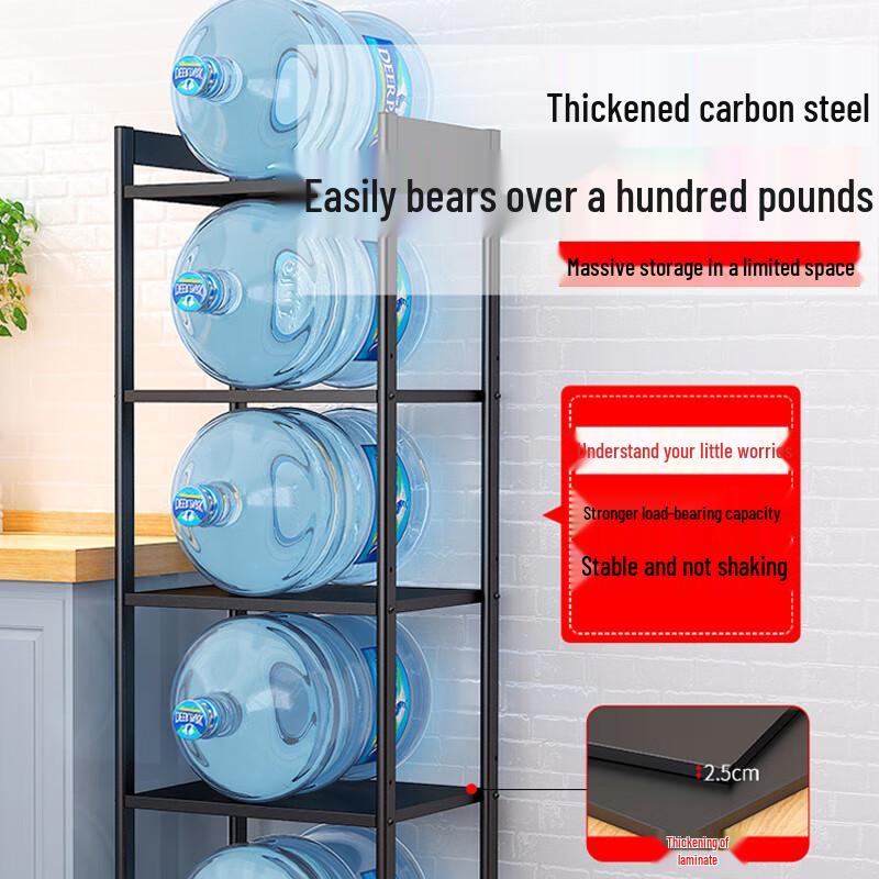 BieYing 2-Tier Modern PET Kitchen Crevice Storage Shelf