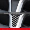 Tesla Carbon Fiber Steering Wheel Sticker: Interior Sport Accessory