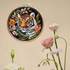 IUHUI Stickset für fortgeschrittene Erwachsene Schönes Prachtvolles DIY Handstickerei Set mit Rahmen - Tiere, Muster, (Hübscher Tiger)
