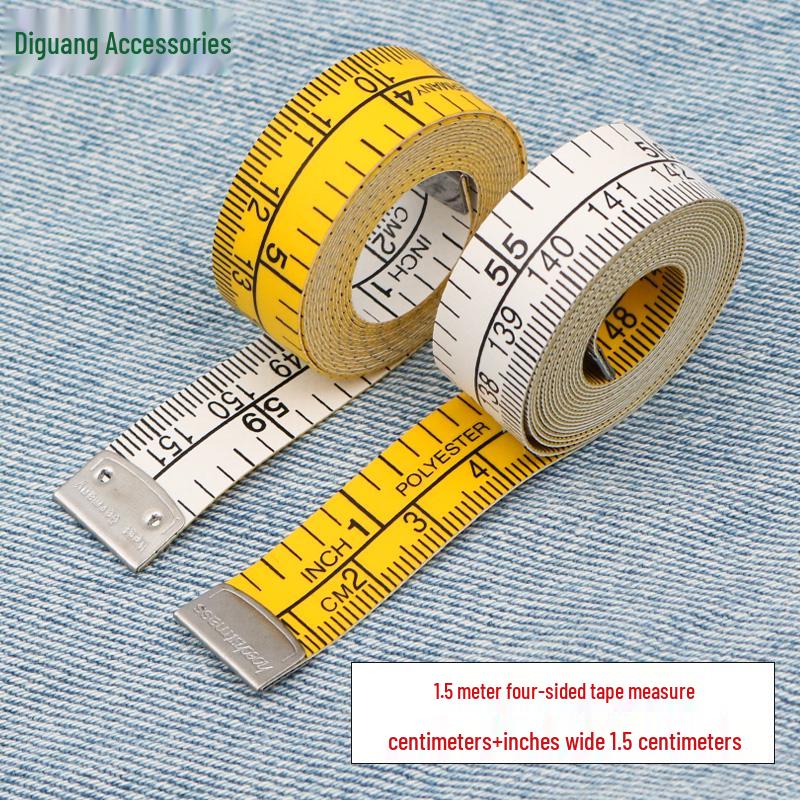 

Imported Quality Tailor s Soft Tape Measure - 1.5m & 2m, Dual Scale in Inches & Feet