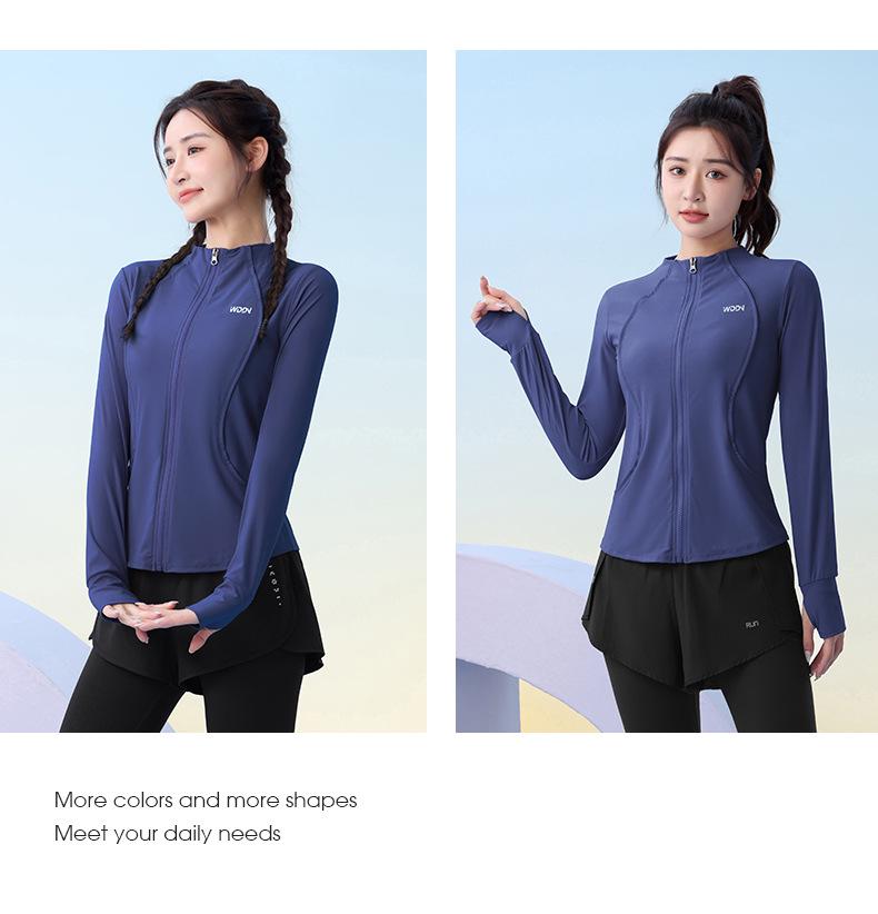 Profesjonalna Damska Kurtka do Jogi i Biegania 2026 - Długi Rękaw Jesień/Zima Odzież Fitness