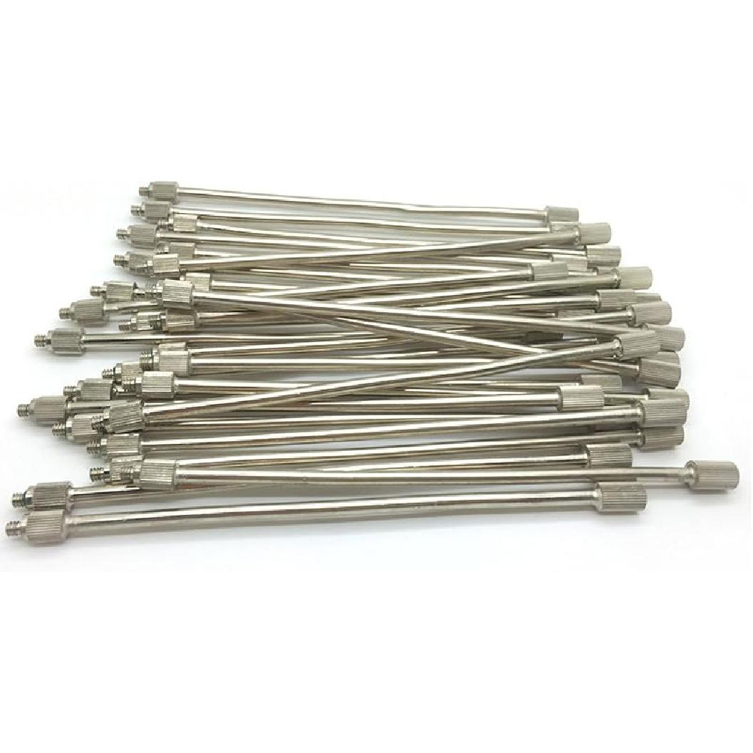 

Набор из 20 гибких удлинителей с форсунками, латунный стержень для образования тумана для наружной системы туманообразования, удлиненная штанга для туманообразования 10/24 UNC для сада, увлажнения, улицы 4Inch