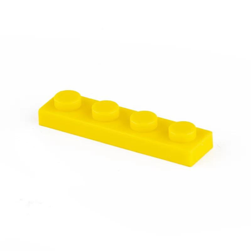 3710 Small Particle Plastic Building Blocks Compatible with LEGO 1x4 Base Plate Accessories