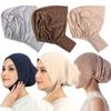 Coton Jersey Hijab Intérieur Élastique Turbans Instantanés Nouveau Hijab Instantané Tube pour Femmes