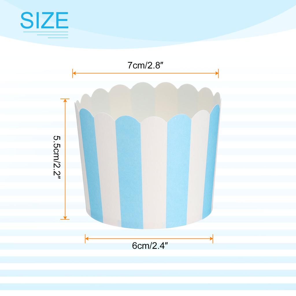 50/100/150pcs Cupcake Wrapper Paper Baking Cup Cupcake Liners 6oz Cake Cups Candy Cups Paper for Party Birthday Favor DIY