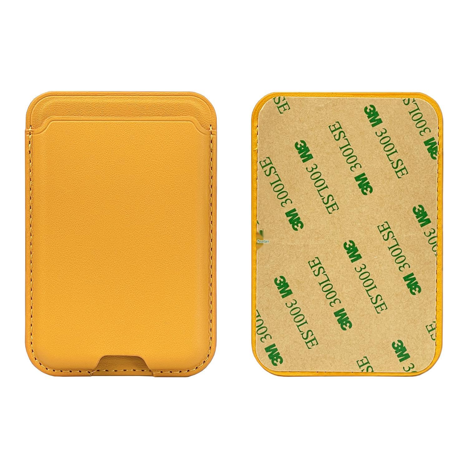 

Наклейка-держатель для карт для мобильных телефонов - Вмещает 3 карты жёлтый