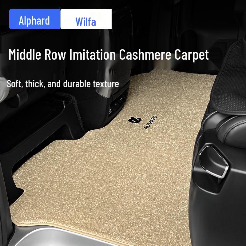 Compatible Floor Mats for Alphard 20 & Vellfire 30 Series Middle Row Carpet Modification