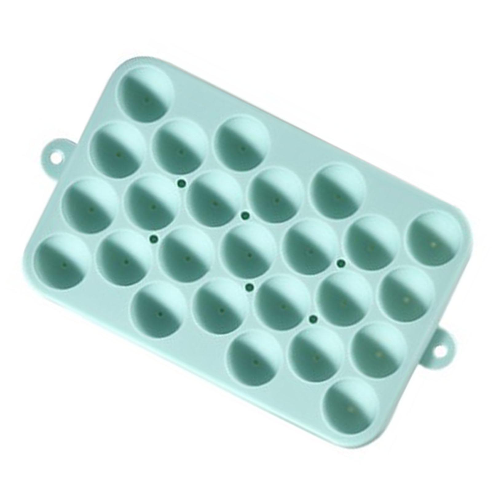 

25 Grids Ice Ball Mold Tray Flexible Silicone Easy Release Easy to Clean Ice Balls Maker Ice Cube Mold for Home Kitchen