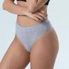 Kadın Pamuklu Tanga Düşük Bel Kadın Spor Bikini Külotu Elastik Rahat İç Çamaşırı Kadın Külot İç Çamaşırı M-XL
