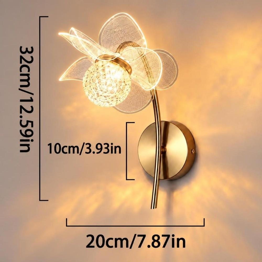 Flower Shaped Wall Mount Light 85-265V Sconce Modern Wall Sconce  Vanity Area