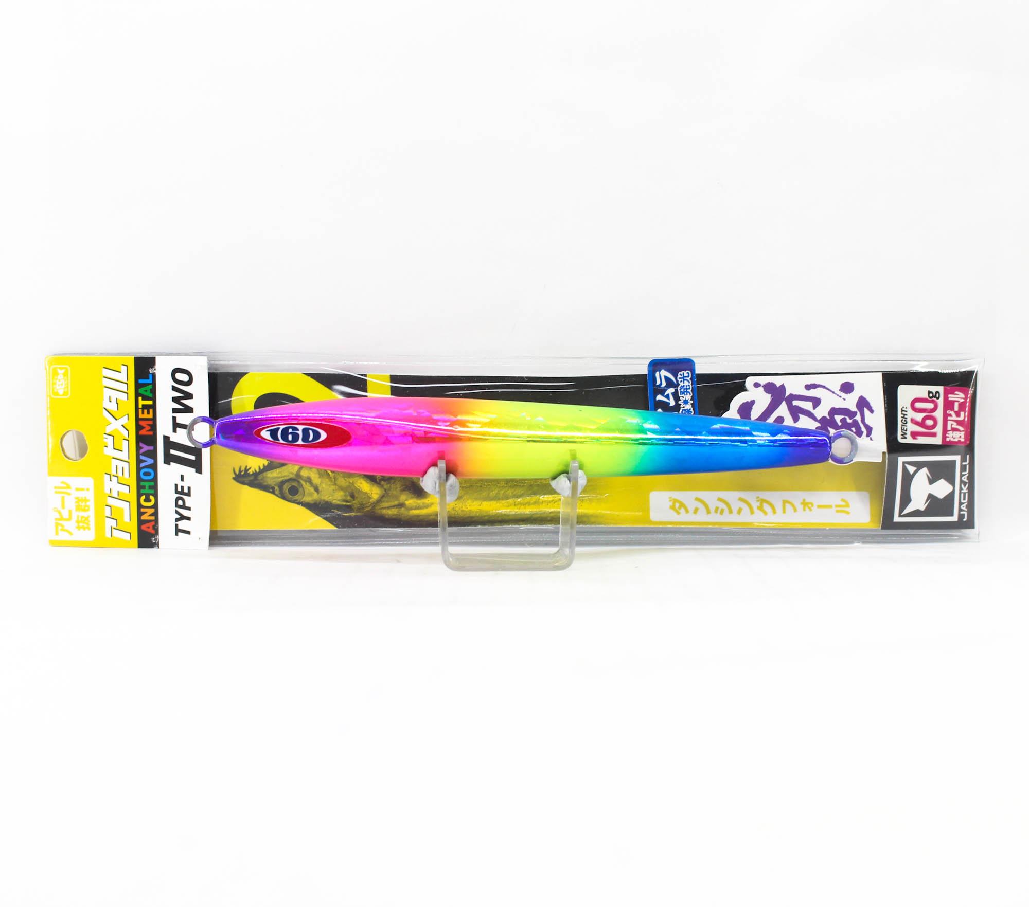 

Jackall Metal Jig Anchovy Type 2 Slow Slide 160 grams UV Candy (2293)