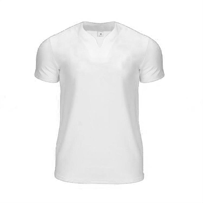 New Men'S Polo Shirt Made Of Pure Cotton With Dropped Shoulders High-Quality Loose Fit For Fitness Versatile For Daily Exercise Short Sleeved Casual