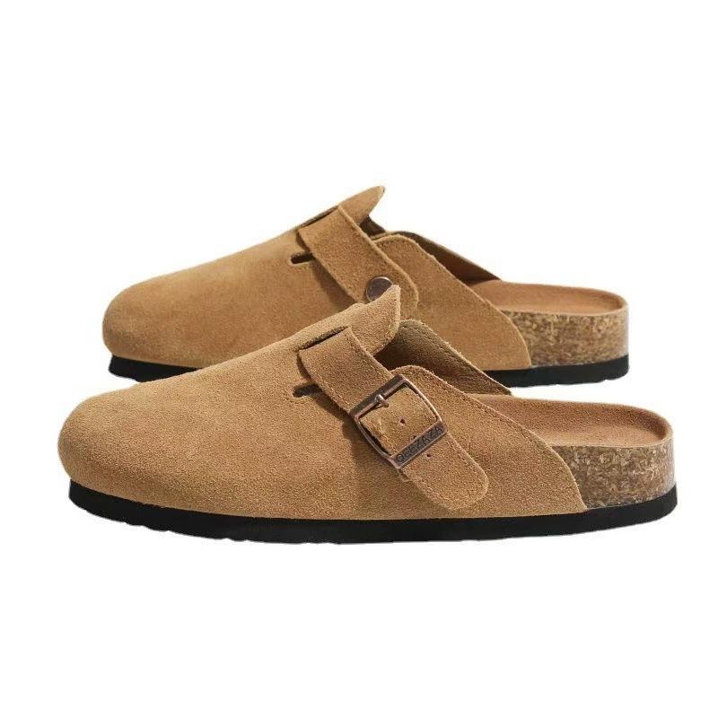 

Женские классические стильные универсальные тапочки 36 коричневый