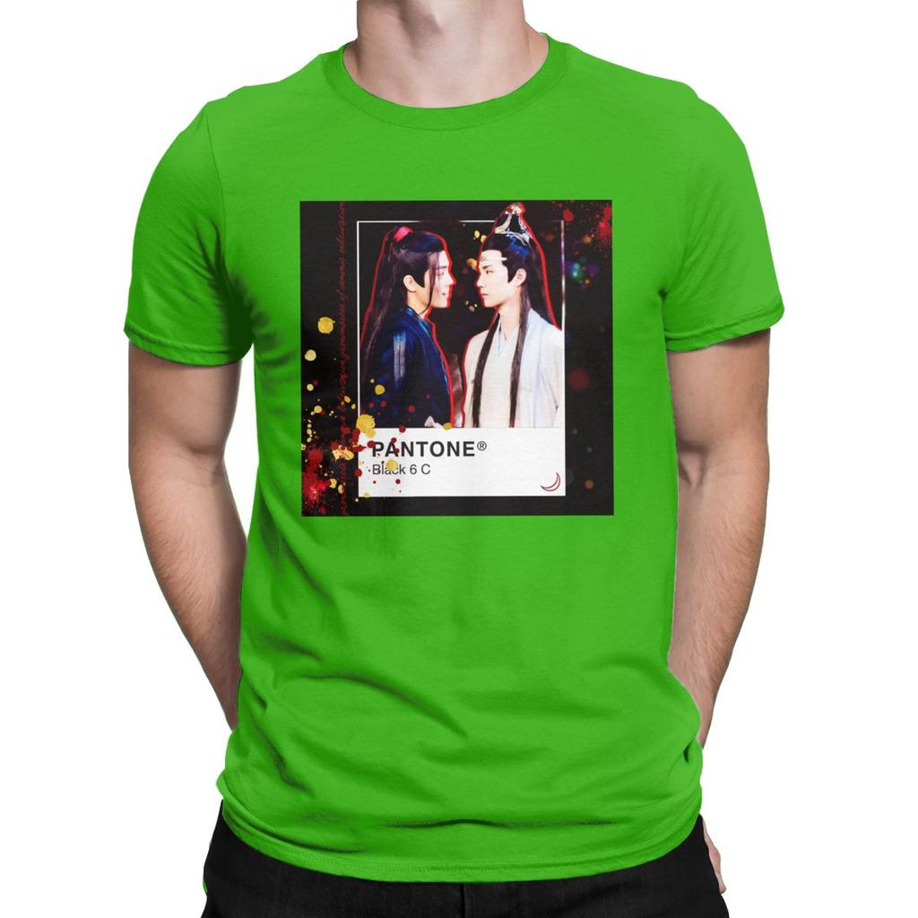 The Untamed T Shirt Men S Vintage T Shirts O Neck Lan Wangji Wei Wuxian Wangxian