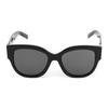 Saint Laurent Classic Logo Pattern Decorative Acetate Frame Black Square Sunglasses Women sunglasses SLM95F005BLACKBLACKGREY