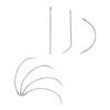 50 Pcs Heavy Duty Curved Needle Weaving Needle for Carpet Leather Project