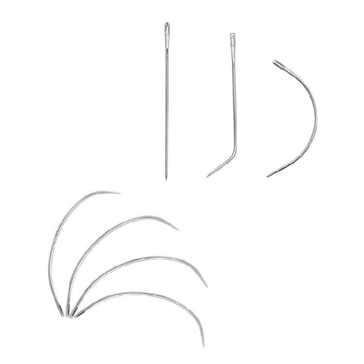 50 Pcs Heavy Duty Curved Needle Weaving Needle for Carpet Leather Project