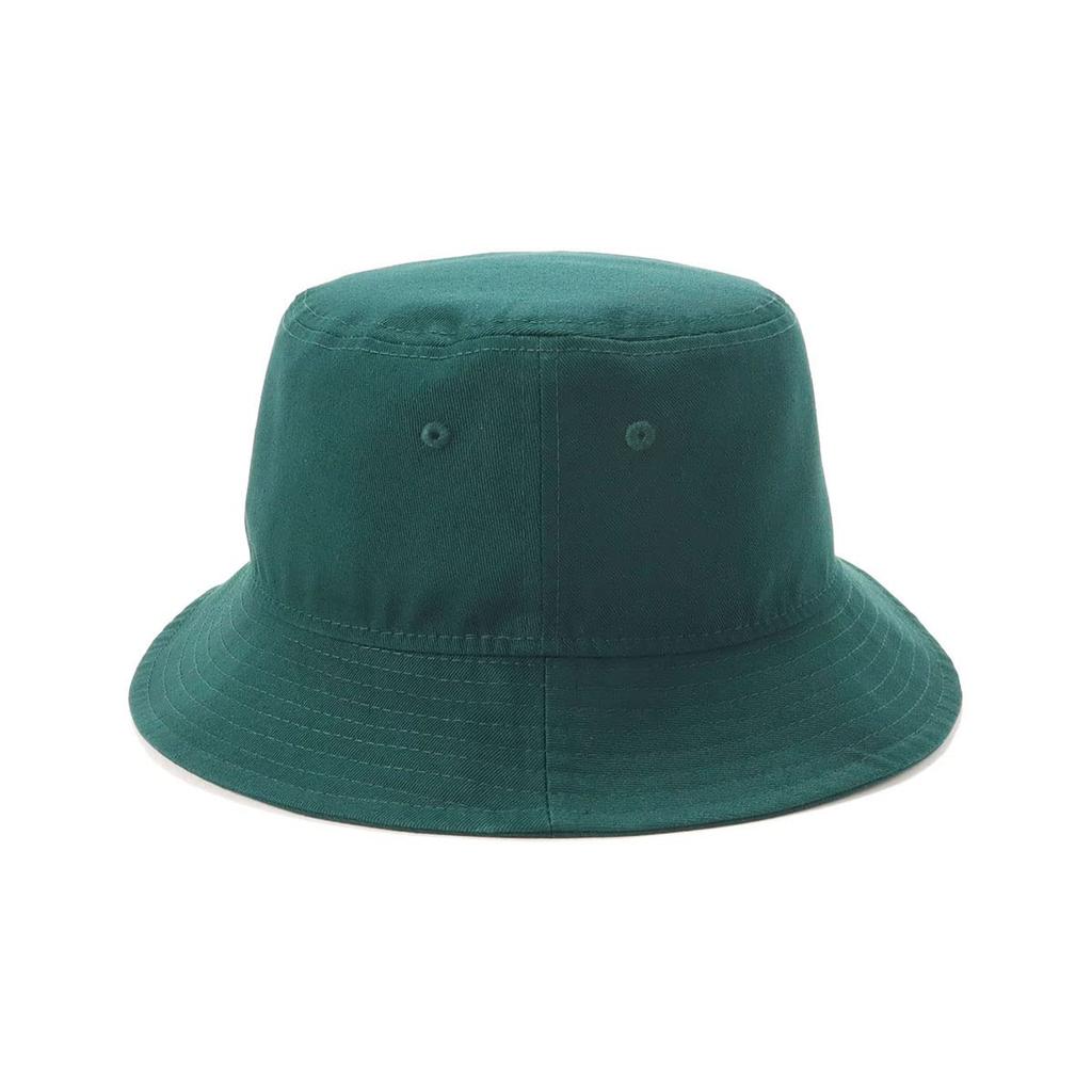 New Era DGRN WHI Twill Cotton Bucket Dark Size 23J BUCKET-01 Hat, Green, S/M,